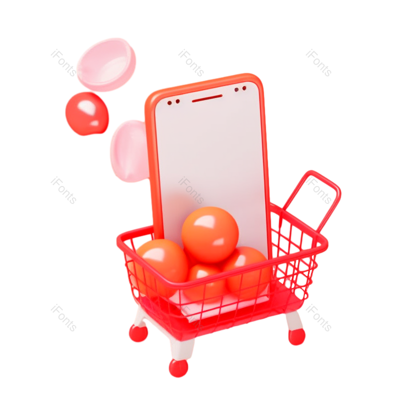 节日图片,卡通元素,网上购物PNG,插画免抠素材